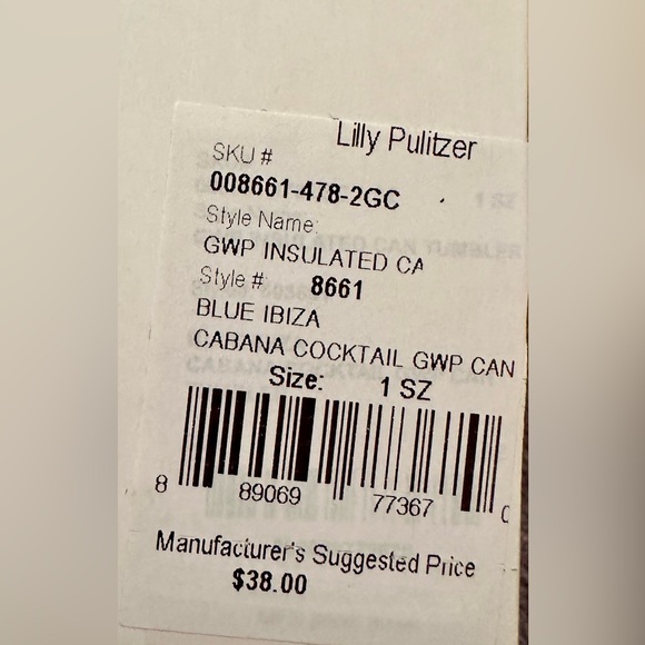 Lilly Pulitzer Cabana Cocktail can cooler - Picture 6 of 6